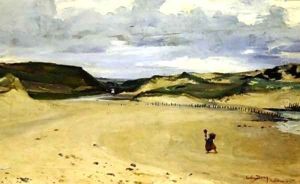The Beach at Ambleteuse by Charles Emile Auguste Carolus-Duran