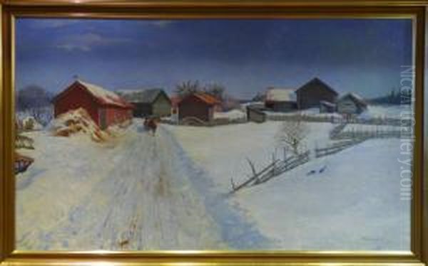 Vinterlandskap. - view 1