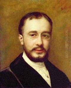 Portrait of Toulouse Lautrec by Charles Emile Auguste Carolus-Duran