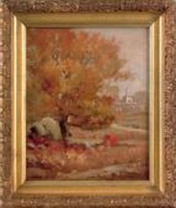 Autumn Landscape by Walter Franklin Lansil