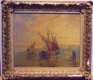 In The Gulf Of Venice by Walter Franklin Lansil