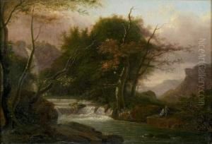 Paysage A La Cascade
