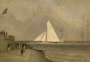 Arrow winning the King's Cup at Cowes in 1826 by Condy, Nicholas Matthews