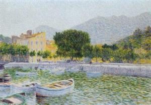 Port A La Cote D'azur by Fernand Lantoine