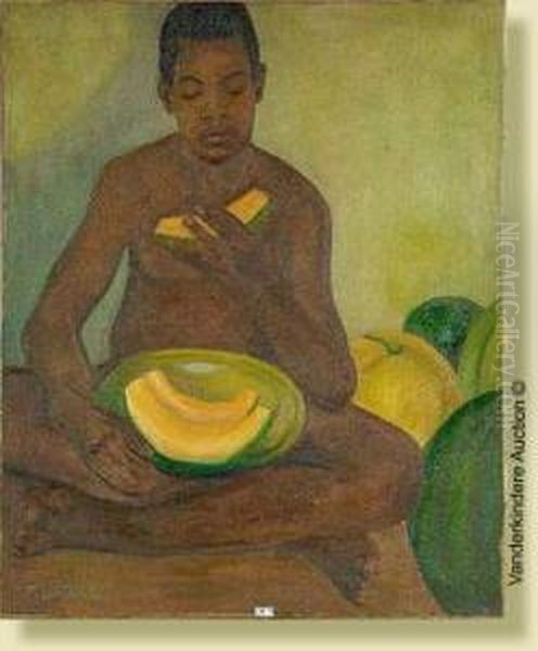 Africain Degustant Des Fruits - view 1