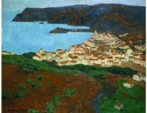 Vue De Beaulieu Sur Mer by Fernand Lantoine