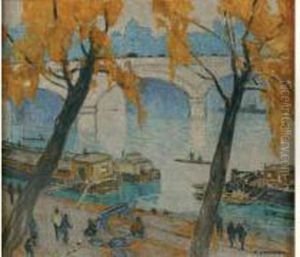 La Seine Au Pont Neuf by Fernand Lantoine