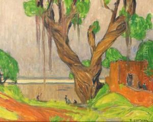 Rainy Season, Segou by Fernand Lantoine