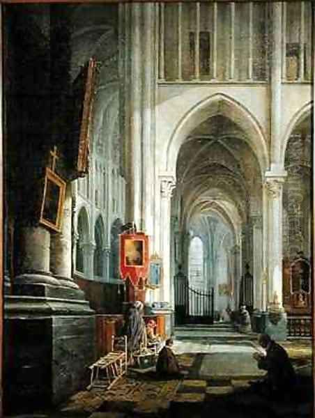 Interior of St Omer Cathedral - view 1