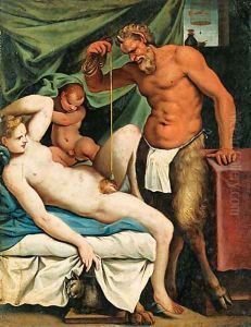 The Satyr Mason by Agostino Carracci