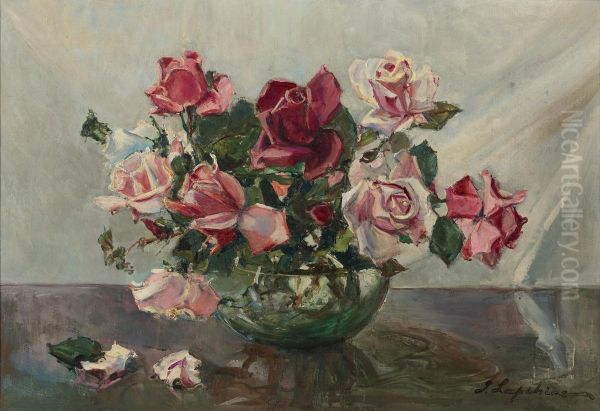 Roses In A Bowl - view 1