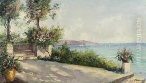 Terrasse Sur Cap-martin by Georgi Alexandrovich Lapchine