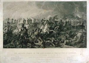 The Decisive Charge of the Life Guards at Waterloo in 1815 The Decisive Charge of the Life Guards at Waterloo in 1815