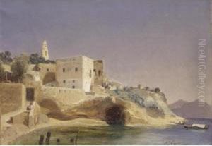 View Of Posillipo, Naples by Louis Auguste Lapito