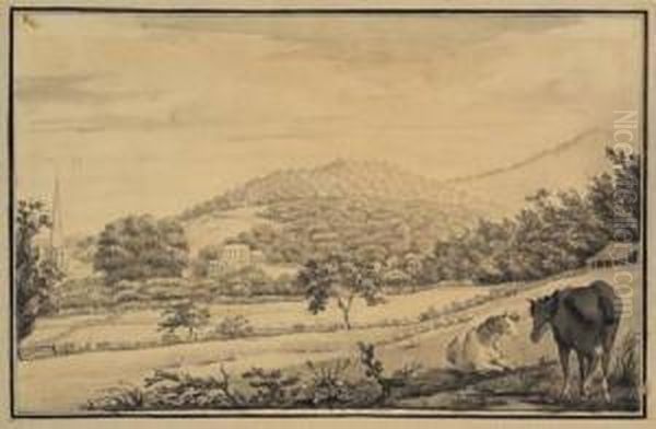 And John James Barralet . An Album Of Drawings Of Ledbury Park, Malvern And Environs - view 1