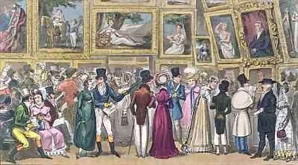A Shilling Well Laid Out Tom and Jerry at the Exhibition of Pictures at the Royal Academy - view 1