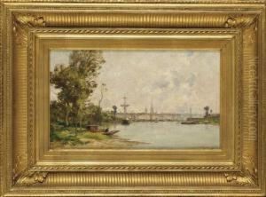 Peniche Sur La Seine Pres De Rouen