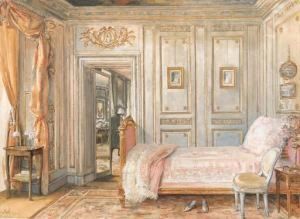 'la Chambre De Lady Mendl', A Watercolor On Paper