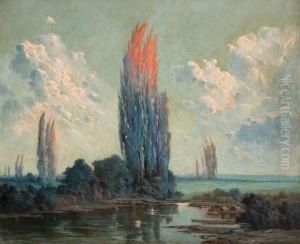 Atardecer En La Laguna by Ernesto Laroche