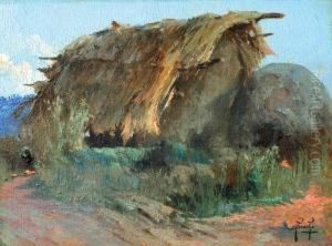 "rancho Con Techo De Paja" by Ernesto Laroche