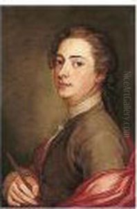 Portrait Of James Macardell (1729-1765) by Marcellus, Laroon Jr.