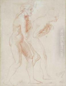 Adan Y Eva by Andres Larraga Y Montaner