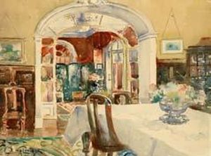 Interior. by Andres Larraga Y Montaner