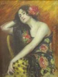 "figura Femenina" by Andres Larraga Y Montaner