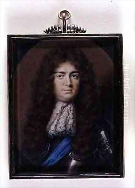 Portrait miniature of Christopher Monck - view 1