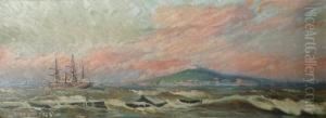 Puerto Y Cerro De Montevideo by Manuel Larravide