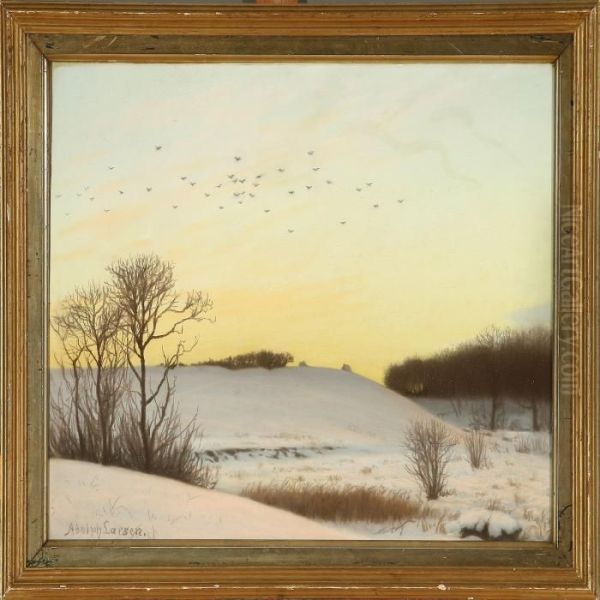 Winter Landscape Atsunset - view 1