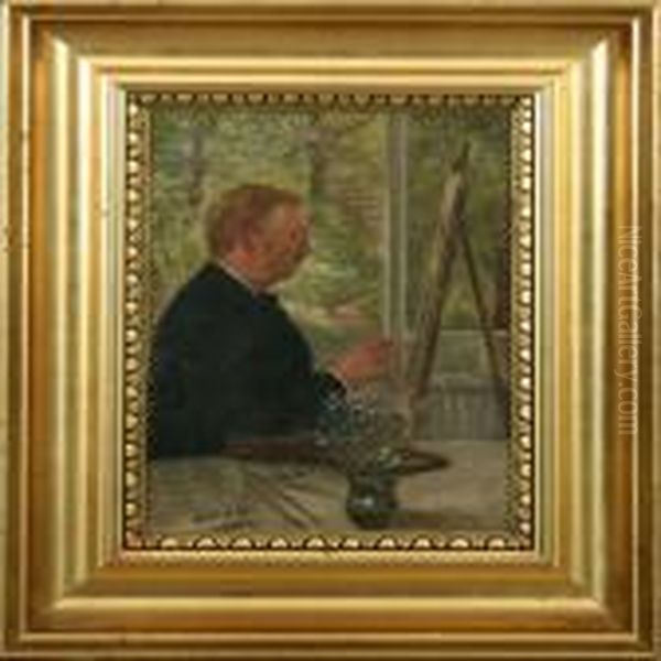 Porch With Painter Athis Easel - view 1