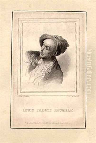 Portrait of Louis Francois Roubillac 1702-62 - view 1