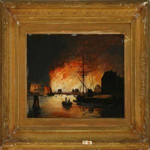 Oslo In Fire by Emanuel Larsen