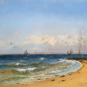 Coastal Scene From Northern Holland by Emanuel Larsen