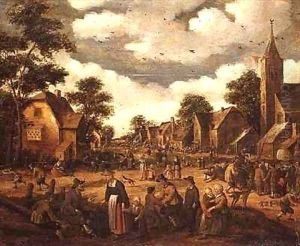 Village Scene Village Scene