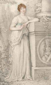 Portrait of Mrs Elizabeth Merry, nee Death, wife of Anthony Merry by Richard Cosway