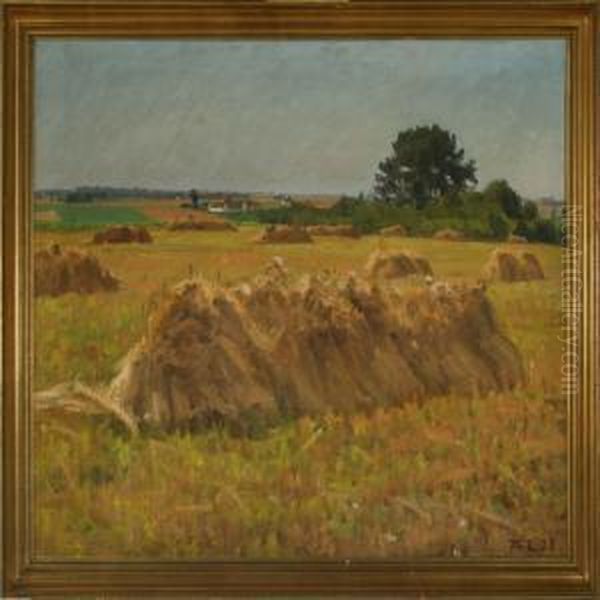 Landscape With Haycocks - view 1