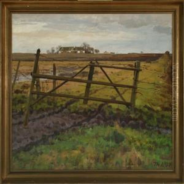 Landscape With Fields And Gate - view 1