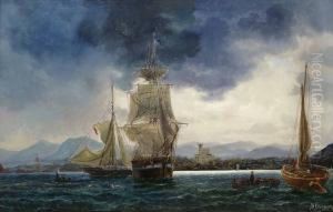 Inloppet Till Oslo, Oscarshall I Bakgrunden