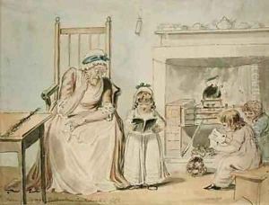 A Dame School by Isaac Cruikshank