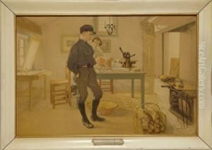 "vet Du Hvad Var God Och Glad" by Carl Larsson