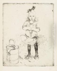 The Strange Doll by Carl Larsson