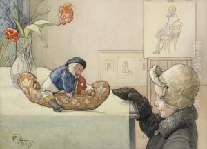 Den Lustiga Gubben by Carl Larsson