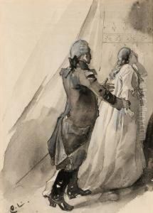 Figur Komposition by Carl Larsson