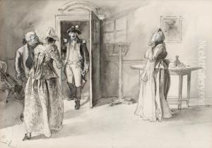 Figurkomposition by Carl Larsson
