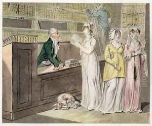The Circulating Library by Isaac Cruikshank