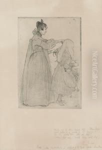 Karin Och Kersti by Carl Larsson