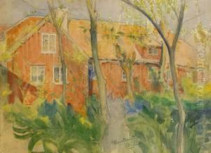 Det Roda Huset I Varskrud by Carl Larsson