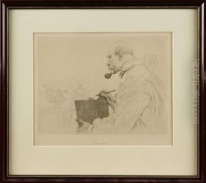 Sjalvportratt by Carl Larsson